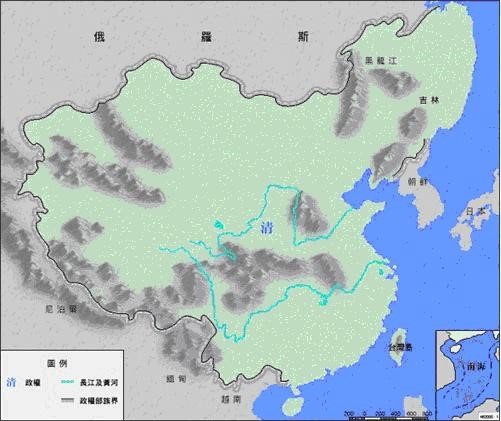 清朝地图