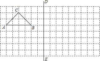 如图,在所给网格图(每小格均为边长是1的正方形)中完成