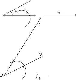 尺规作图,不写作法,但保留作图痕迹.