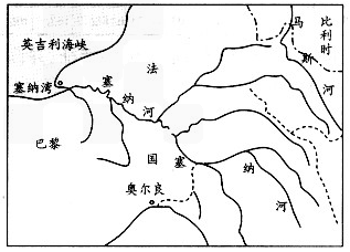 (1)概括图中河流的水系特征和水文特征.