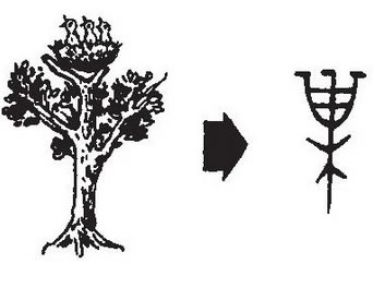 "巢"是个象形字,本义是树上的鸟窝,可以看到金文的"巢"字,下方是"木"